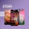 stories para Instagram profesionales - diseño vertical Liucreativo Chile