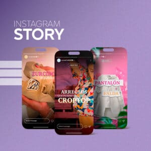 stories para Instagram profesionales - diseño vertical Liucreativo Chile